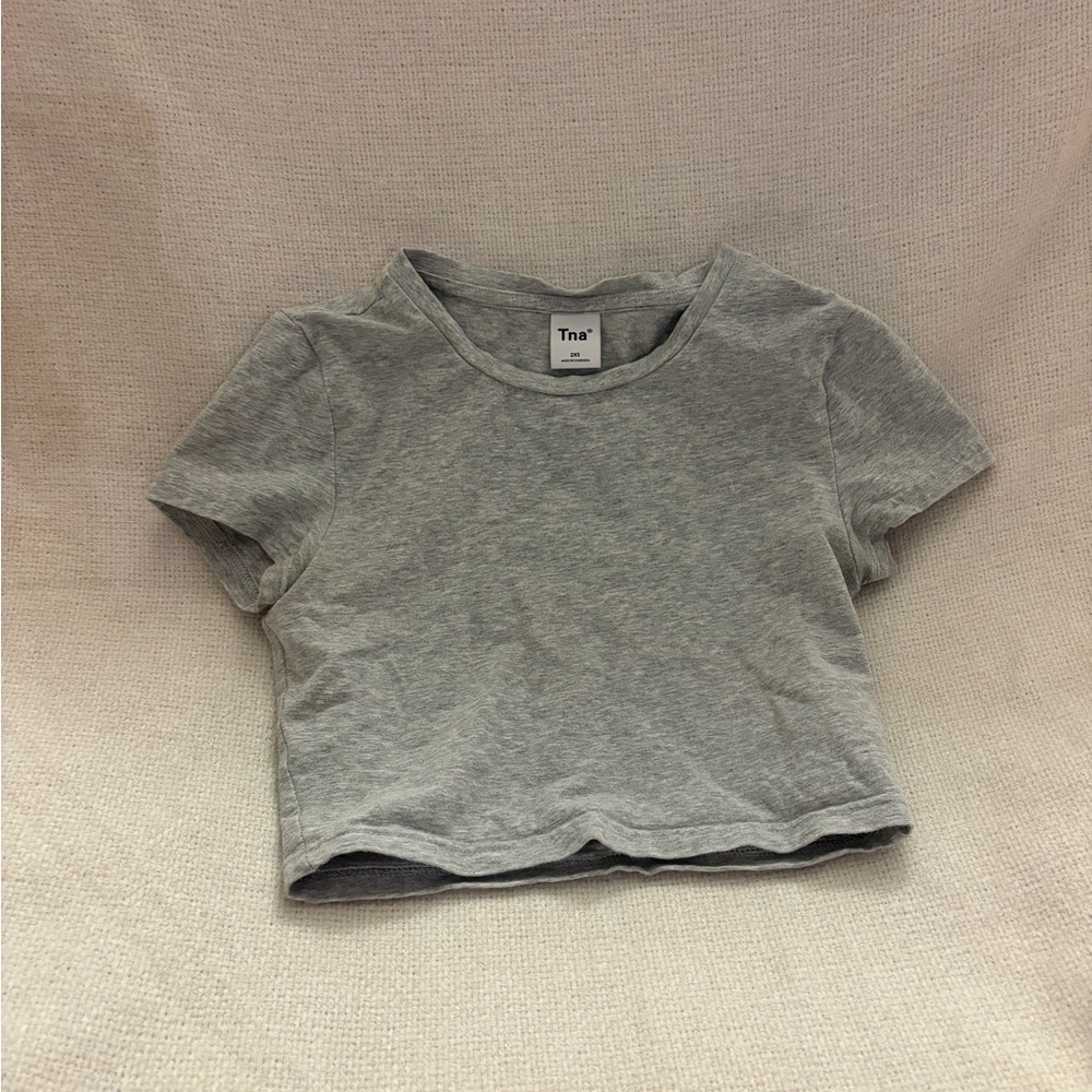 TNA Heather Gray Kids Short Sleeve Tee